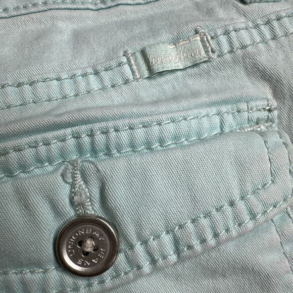 Unionbay Mint Green Low Rise Shorts Size 0 Stretch Y2K Soft Girl Clean Girl - Picture 9 of 9